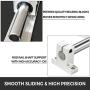 BestEquip Linear Rail Slide 2PCs 16mm x 800mm Linear Bearing Slide Set with 4Pcs Block Bearings SC20UU+4Pcs Shaft Support Linear Shaft CNC Parts Kits for Electronic Equipment Guide Bar