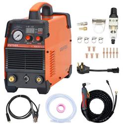Plasma Cutter, CUT50D 50Amps Plasma Cutting Machine 110/220V (120/240V) Dual Voltage, Plasma Cutting Machine,Max Cutting Thickness 14mm, Clean Cutting Thickness 10mm in 65PSI (CUT50D 120/240V)