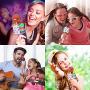 BlueFire Bluetooth 4 in 1 Karaoke Wireless Microphone with LED Lights, Portable Microphone for Kids, Girls, Boys and Adults (Pink) BlueFire Bluetooth 4 in 1 Karaoke Wireless Microphone with LED Lights, Portable Microphone for Kids, Girls, Boys and Adults (Pink)