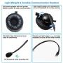 Emaiker Office Desk Phone Headset Single Ear RJ9 Call Center Telephone Headset RJ9 QD Cord with Noise Cancelling Microphone for Landline Phone IP Phones Yealik Sangoma Grandstream Akuvox Escene
