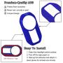 Headlight Lamp Switch Trim Cover Button Decoration Interior Accessories for 2018-2021 Jeep Wrangler JL JLU & Gladiator JT (Blue)