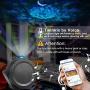 Star Projector, ECOWHO Galaxy Projector, Night Light Projector Sky Light 3n1 Ocean Wave Star Moon Neubla for Kids, LED Projector Voice Timer Laser Projector for Adult Bedroom Christmas Ceiling