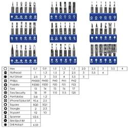 Rarlight Screwdriver Set with Magnetic Driver Kit, Professional Electronics Repair Tool Kit with Portable Oxford Bag for Laptop, iPhone, iPad, Cellphone, Watch, PC, Computer, Camera (001)