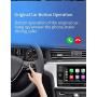 CarlinKit 2.0 Wireless CarPlay Adapter Dongle for Audi Factory Wired CarPlay Cars, Compatible with Audi A3 A4 A5 A6 A7 Q7 Q2 R8 Q5 MMI 2017 2018 2019 2020 2021, Convert Wired to Wireless CarPlay