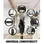 Cat6 Ethernet Cable, 3 Feet (2 Pack) LAN, utp Cat 6, RJ45, Network Cord, Patch, Internet Cable - 3 ft - Black