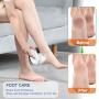 Electric Foot Callus Remover-Electric Foot File Pedicure Tools Built-in Vacuum,Electric vacum Foot Grinder,Professional Pedicure Tools Feet Care for Dead, Hard Cracked Dry Skin