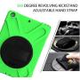 iPad 10.2 2020/2019 Case with Stand, [Built in Screen Protector] TSQ 3 Layer Heavy Duty Shockproof Hard Rugged Silicon Case with Hand Strap/Shoulder Strap for New iPad 10.2 8th/7th Generation,Green