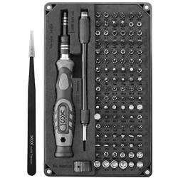 XOOL 106 in 1 Precision Screwdrivers Set with Magnetic Driver Kit, Professional Electronics Repair Tool Kit with Portable Oxford Bag for Repair Cell Phone, iPhone, iPad, Watch, Tablet, PC