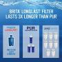 Brita Longlast UltraMax Water Filter Dispenser, Jet Black, Extra Large 18 Cup, Water Filters, 1 Count