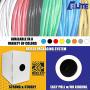 Cat6 Plenum CMP (Cat6e), Ethernet Cable 1000ft, 23AWG UTP, 600MHz, Solid Bare Copper, UL Certified, w/Spline(Noise Reducing Cross Separator), Easy to Pull (Reelex II Box), Bulk Network Cable - White