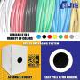 CAT5E Plenum (CMP), Ethernet Cable 1000ft, Unshielded Twisted Pair (UTP) 24AWG, Solid Pure Bare Copper, 350MHz, UL Certified, Easy to Pull, No Kinking, Bulk Networking LAN Cable - Green
