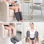 QUINEAR Air Compression Leg Massager for Circulation Calf Wraps Massage,QUINEAR EMS & TENS Foot Massager Electronic Stimulator with Heat