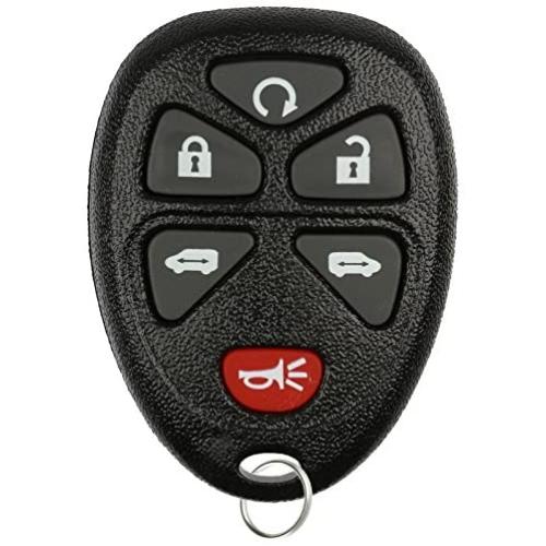 KeylessOption Keyless Entry Remote Control Car Key Fob Replacement for 15114376