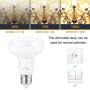BR30 LED Light Bulb,12W(120W Equivalent),Dimmable,R30 Flood Light Bulbs Warm White 3000K,E26 Lightbulbs,for Recessed Indoor/Outdoor Floodlight(4-Pack)