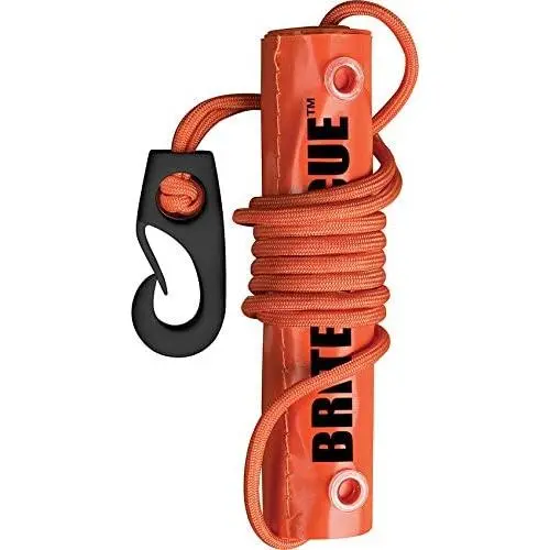 Brite Strike Ultra Compact Lighted Signaling System, Visible up to 2 Miles Horizontal and 3 Miles from Air, Waterproof to 200 Feet, Orange Brite Strike Ultra Compact Lighted Signaling System, Visible up to 2 Miles Horizontal and 3 Miles from Air, Waterproof to 200 Feet, Orange