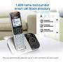 VTECH VS112-3 DECT 6.0 Bluetooth 3 Handset Cordless Phone for Home with Answering Machine, Call Blocking, Caller ID, Intercom and Connect to Cell (Silver & Black)