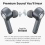 Wireless Earbuds, Upgraded Boltune Bluetooth V5.2 in-Ear Stereo Wireless Headphones USB-C Quick Charge Bluetooth Earbuds IPX8 40Hours Play Time-Grey