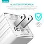 iPhone Charger Set, 2-Pack Overtime Apple MFi Certified Lightning Cables with 1 Dual USB Wall Adapter - 2.4 AMP Compatible w/iPhone 11 Pro Max XS XR X 8 7 6S 6 Plus SE iPad (Rose Gold/Rose Gold, 6ft)