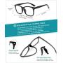 Gaoye 3-Pack Blue Light Blocking Glasses, Fashion Square Fake Nerd Eyewear Anti UV Ray Computer Gaming Eyeglasses Women/Men