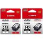 2 Pack Canon PG-245XL Black Cartridge