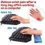 Hydro Gel Firm Soft Keyboard Wrist Support Pad, Ergonomic Latest Custom Non-Slip Design Keyboard Pad