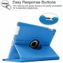 Fintie Rotating Case for iPad 4 3 2 (Old Model) 9.7 inch Tablet - 360 Degree Rotating Smart Stand Protective Cover Auto Wake/Sleep for iPad 4th Gen Retina Display, iPad 3 & iPad 2, Blue