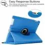 Fintie Rotating Case for iPad 4 3 2 (Old Model) 9.7 inch Tablet - 360 Degree Rotating Smart Stand Protective Cover Auto Wake/Sleep for iPad 4th Gen Retina Display, iPad 3 & iPad 2, Blue
