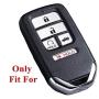 Key Fob Cover 2Pcs KOSMIQ Silicone Smart Car Key Case Protector for 2018 2017 2016 2015 Honda Accord Civic CR-V CRV Pilot EX-L(Red Pink)