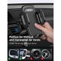 Mpow Car Phone Mount, Air Vent Phone Holder, 3-Level Adjustable Clip, Upgrade Clamp Arm, One Button Release, Rotatable Phone Mount Compatible iPhone 12 11 Pro MAX XS XR X 8 7 6Plus Galaxy S20 Etc