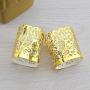 Creative-Idea 50Pcs Laser Hollow Paper Lampshade LED Electronic Candle Lights Around Paper Lace for Votive Centerpieces Wedding Birthday Party Baby Shower Golden