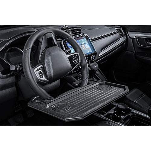 Lightter Car Laptop and Food Steering Wheel Multi-Functional Portable Tray (Bk New)