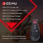 cciyu 1PC Uncut 4 Buttons Keyless Entry Remote Fob Replacement for for C hrysler 300 Town & Country for D odge Challenger Durango Journey Magnum for for J eep Commander (M3N5WY783X, IYZ-C01C)