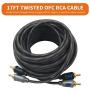 TOPSTRONGGEAR 4 Gauge Amp Kit True 4 AWG Amplifier Installation Wiring Amp Kit Install Cables