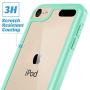 ULAK iPod Touch Case 7th Generation, itouch 6 Case, Slim Hybrid Hard PC Back Cover with Shock Absorption Bumper Conner, Premium Protective Cases for iPod Touch 7th/6th/5th Generation, Green