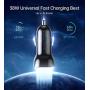 USB C Car Charger,CHOETECH 36W 2-Port Fast USB Car Charger 18W Power Delivery&Quick Charge 3.0 for iPhone 12/12 Pro Max/12 Mini/11 Pro Max/XS Max/SE,Galaxy Note 20/S20,Pixel 5/4/3 XL,iPad Pro,AirPods