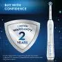 Oral-B 7000 SmartSeries Rechargeable Power Electric Toothbrush with Bluetooth Connectivity and Travel Case, White