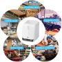 Desktop Barcodes Scanner，THARO M6 1D 2D Barcode Scanner, Automatic Hands-Free Wired Bar Code USB Bar-Code Scanning Platform Presentation Image Reader QR Bar Codes Scanner, Scan Mobile Payment, White