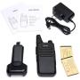 Walkie Talkies LT-316 GMRS Outdoor Camping Hiking Hunting Uhf Mini Walkie Talkies 3 Watts Output 5-10 Miles Range Micro USB Charging Amateur Two Way Radio (Pair) (Black)