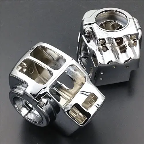 HTTMT MT265-008-CD Chrome Switch Housing Cover Compatible with 2009-2012 Harley Davidson Tri Glide Ultra Classic FLHTCUTG
