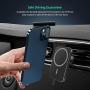 iButliv Mag-Safe Car Mount Charger, Magnetic Wireless Car Charger Compatible with iPhone 12/12 Pro/12 mini/12 Pro Max, 15W Qi Fast Charging Auto-Clamping Magnet Car Air Vent Phone Holder Mount - Black
