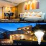 4 Pack BR30 Flood Light Bulbs Indoor Outdoor by Bioluz LED Instant ON DIMMABLE Soft White 3000K 65-95 Watt Replacement Using 11 Watts 92 CRI UL Listed 2016 JA8 High Efficacy Lighting