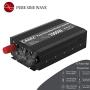 CAM2 1000W Pure Sine Wave Power Inverterr, Peak Power 2000W, DC 12V to 110V AC with 1AC Outlet and 2 LED Display