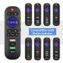 Replacement RC280 RC282 Remote for TCL Roku Smart LED TV with Buttons for Netflix, Sling, Hulu, and DirecTV Now