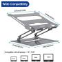 Besign LS05 Aluminum Laptop Stand, Ergonomic Adjustable Notebook Stand, Riser Holder Computer Stand Compatible with Air, Pro, Dell, HP, Lenovo More 10-15.6'' Laptops (Grey) Besign LS05 Aluminum Laptop Stand, Ergonomic Adjustable Notebook Stand, Riser Holder Computer Stand Compatible with Air, Pro, Dell, HP, Lenovo More 10-15.6'' Laptops (Grey)