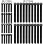 Wrap-It Self-Gripping Storage Straps, Black, 40 Pack (20 4” Straps, 20 8” Straps) – Reusable Hook and Loop Cord Organizer Cable Ties for Cord Management and Organization