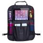 Moms Besty Car Back Seat Organizer for Kids and Toddlers - Touch Screen Tablet Holder for Android & iOS Tablets - Multipurpose Use as Auto Seat Back Protector, Kick Mat, Car Organizer