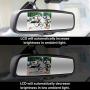 Master Tailgaters OEM Rear View Mirror with 4.3'' Auto Adjusting Brightness LCD + Compass & Temperature - Universal Fit
