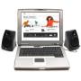 Logitech 3.5mm Jack Compact Laptop Speakers, Black (Z130)
