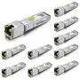 10GBase-T SFP+ Transceiver, 10G T, 10G Copper, RJ-45 SFP+ CAT.6a, up to 30 Meters, Compatible with Cisco SFP-10G-T-S, Ubiquiti UF-RJ45-10G, Netgear, D-Link, Supermicro, TP-Link and More, 10 Pack 10GBase-T SFP+ Transceiver, 10G T, 10G Copper, RJ-45 SFP+ CAT.6a, up to 30 Meters, Compatible with Cisco SFP-10G-T-S, Ubiquiti UF-RJ45-10G, Netgear, D-Link, Supermicro, TP-Link and More, 10 Pack