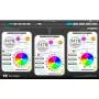 Thermaltake Riing Quad 120mm 16.8 Million RGB Color (Alexa, Razer Chroma) Software Enabled 4 Light Rings 54 Addressable LED 9 Blades Hydraulic Bearing Case/Radiator Fan CL-F088-PL12SW-B, Black Thermaltake Riing Quad 120mm 16.8 Million RGB Color (Alexa, Razer Chroma) Software Enabled 4 Light Rings 54 Addressable LED 9 Blades Hydraulic Bearing Case/Radiator Fan CL-F088-PL12SW-B, Black
